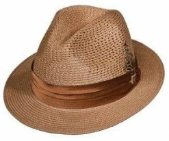 Dublin - Stacy Adams Poly Braid Fedora Hat Men