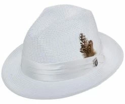 Dublin - Stacy Adams Poly Braid Fedora Hat Men