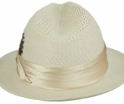 Dublin - Stacy Adams Poly Braid Fedora Hat Men