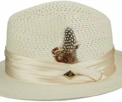 Dublin - Stacy Adams Poly Braid Fedora Hat Men