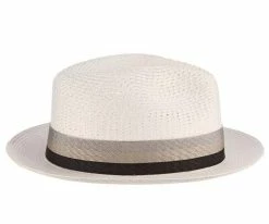 Syracuse - Stacy Adams Straw Fedora Hat