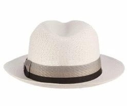 Syracuse - Stacy Adams Straw Fedora Hat