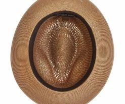 Syracuse - Stacy Adams Straw Fedora Hat