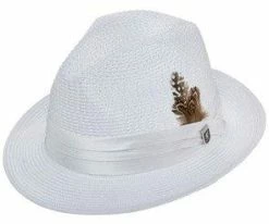 Dublin - Stacy Adams Poly Braid Fedora Hat Men