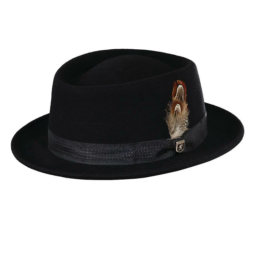 Coupon ๐ฅฐ Men Stacy Adams SAW625 Chocolate Wool Felt Porkpie Hat ๐ 2 Men Stacy Adams SAW625 Chocolate Wool Felt Porkpie Hat