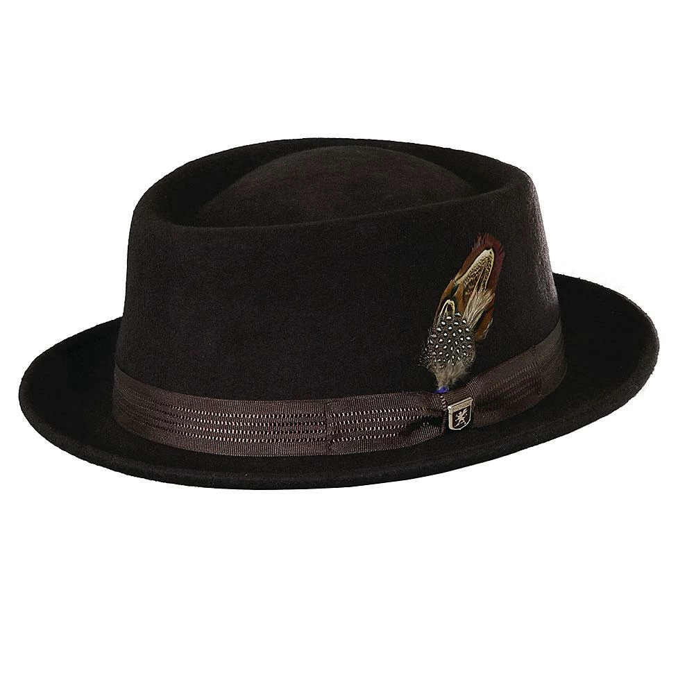 Coupon ๐ฅฐ Men Stacy Adams SAW625 Chocolate Wool Felt Porkpie Hat ๐ 3 Men Stacy Adams SAW625 Chocolate Wool Felt Porkpie Hat