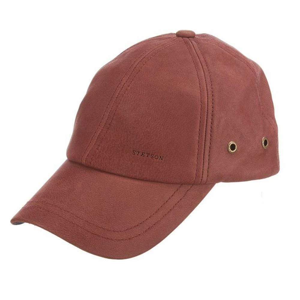 Budget ๐ Coconino - Stetson Unstructured Lamb Leather โพ Baseball Cap ๐ 4 Coconino - Stetson Unstructured Lamb Leather Baseball Cap