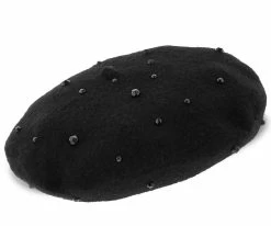 Men Amoreena - Stetson Wool Beret Cap