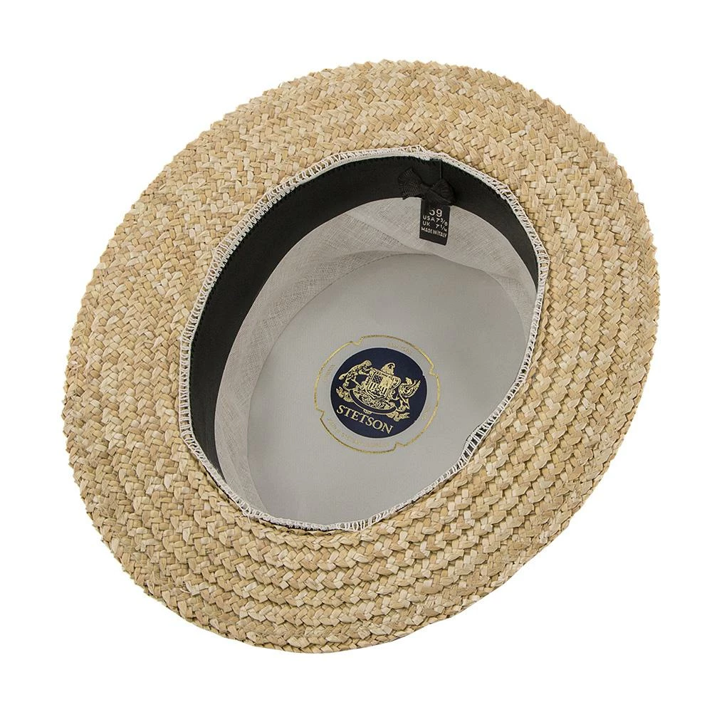New ✨ Sennett - Stetson Natural Cowburq Straw Boater Hat (Black Band) - TSSNETK ⭐ 7 Sennett - Stetson Natural Cowburq Straw Boater Hat (Black Band) - TSSNETK