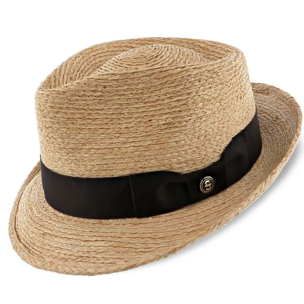 Outlet โ Men 42nd Street - Stetson Straw Fedora Hat - TS42ND ๐ 2 Men 42nd Street - Stetson Straw Fedora Hat - TS42ND