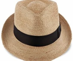 Outlet โ Men 42nd Street - Stetson Straw Fedora Hat - TS42ND ๐ 9 Men 42nd Street - Stetson Straw Fedora Hat - TS42ND