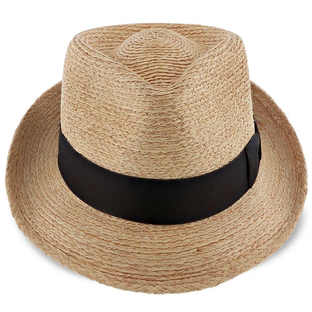 Outlet โ Men 42nd Street - Stetson Straw Fedora Hat - TS42ND ๐ 3 Men 42nd Street - Stetson Straw Fedora Hat - TS42ND