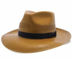 Alderton Stetson Shantung Fedora Hat Men