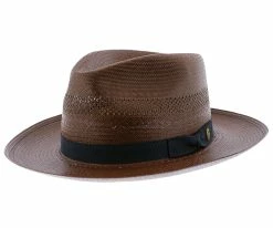 Alderton Stetson Shantung Fedora Hat Men