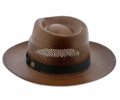 Alderton Stetson Shantung Fedora Hat Men