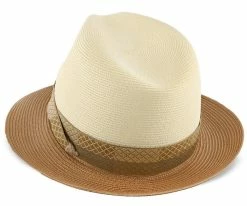 Men Andover - Stetson Milan Straw Fedora Hat - TSANDV