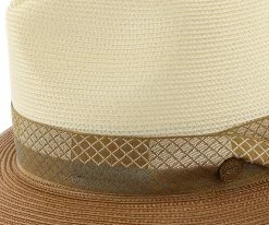 Men Andover - Stetson Milan Straw Fedora Hat - TSANDV