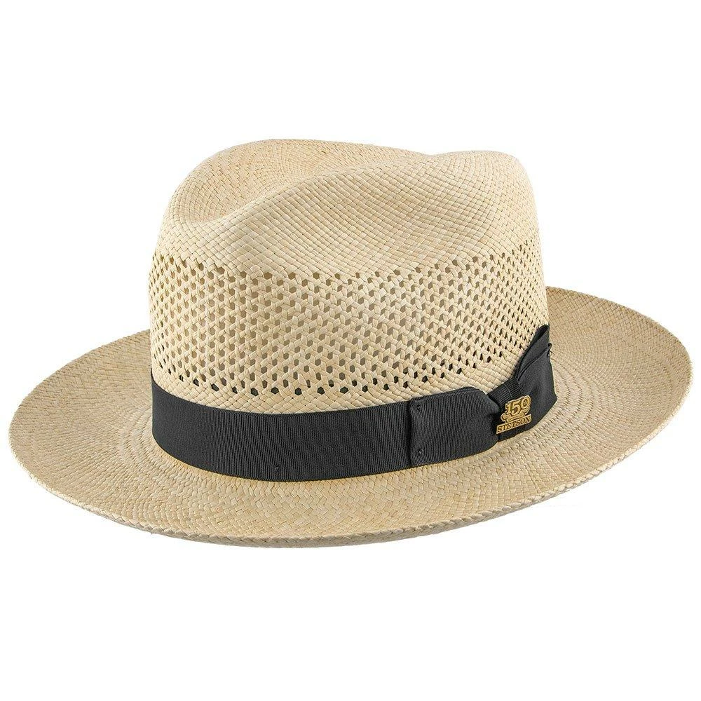 Hot Sale ๐คฉ Men Aviator - Stetson 150th Anniversary Benchmark Panama Straw Fedora Hat - TSAVTR ๐ 2 Men Aviator - Stetson 150th Anniversary Benchmark Panama Straw Fedora Hat - TSAVTR