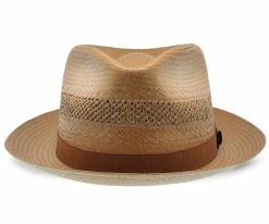 Back Bay - Stetson Shantung Straw Fedora Hat Men