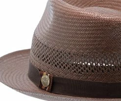 Back Bay - Stetson Shantung Straw Fedora Hat Men