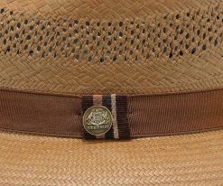 Back Bay - Stetson Shantung Straw Fedora Hat Men