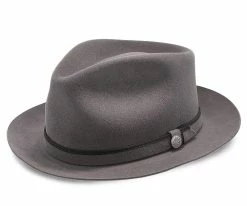 Outlet ๐ Belfast - Stetson Fur Felt Fedora Hat - TWBLFS ๐ 47 Belfast - Stetson Fur Felt Fedora Hat - TWBLFS