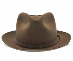 Outlet ๐ Belfast - Stetson Fur Felt Fedora Hat - TWBLFS ๐ 53 Belfast - Stetson Fur Felt Fedora Hat - TWBLFS