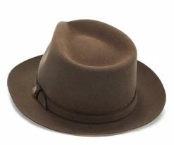 Outlet ๐ Belfast - Stetson Fur Felt Fedora Hat - TWBLFS ๐ 61 Belfast - Stetson Fur Felt Fedora Hat - TWBLFS