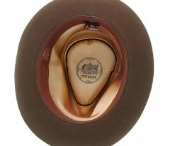 Outlet ๐ Belfast - Stetson Fur Felt Fedora Hat - TWBLFS ๐ 73 Belfast - Stetson Fur Felt Fedora Hat - TWBLFS