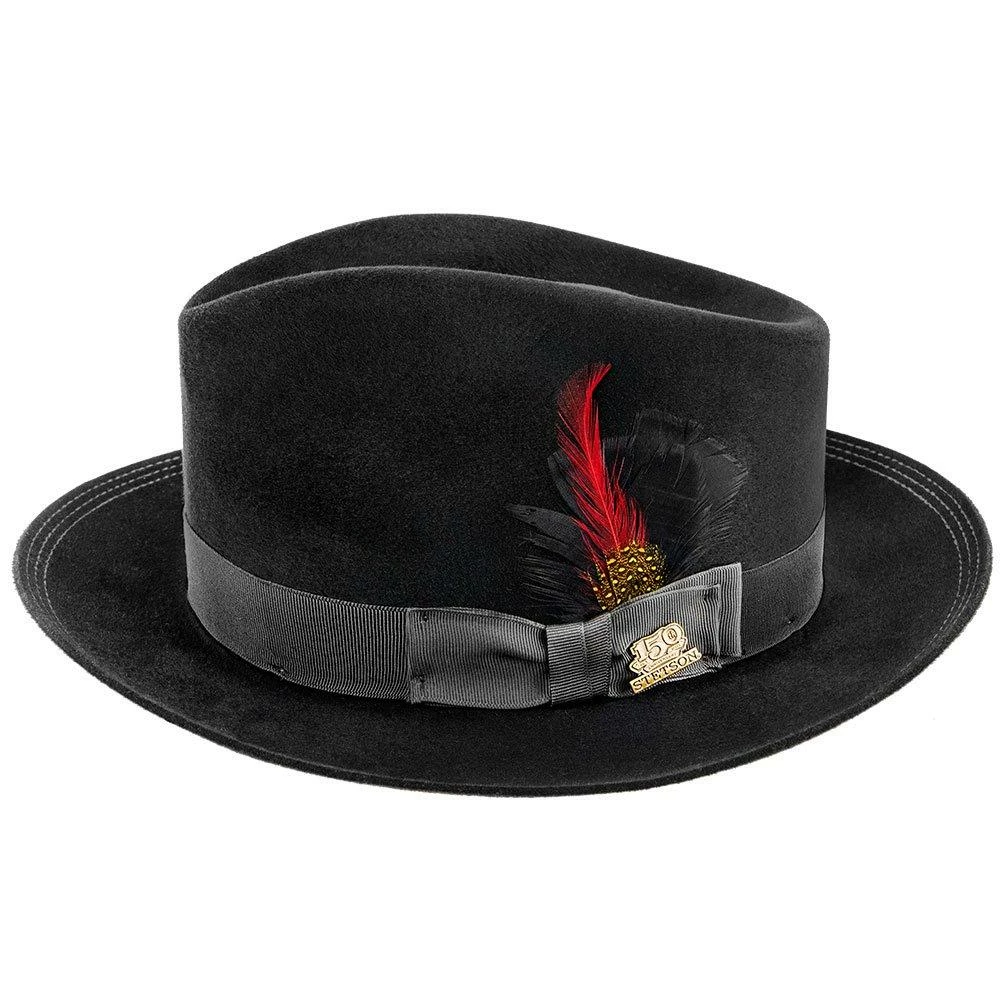 Top 10 ❤️ Benchmark 150th - Stetson Beaver Fur Felt Fedora Hat - TFBNCMG Men 🧨 5 Benchmark 150th - Stetson Beaver Fur Felt Fedora Hat - TFBNCMG Men