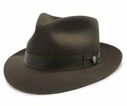 Bogie - Stetson Fur Felt Fedora Hat Men