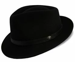 Stetson Prof Wool Felt Fedora Hat - TWPROF Men