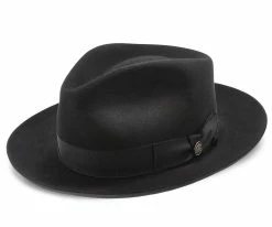 Bogie - Stetson Fur Felt Fedora Hat Men