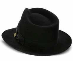 Bogie - Stetson Fur Felt Fedora Hat Men
