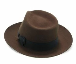 Bogie - Stetson Fur Felt Fedora Hat Men