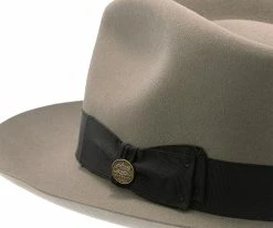 Bogie - Stetson Fur Felt Fedora Hat Men