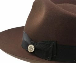 Bogie - Stetson Fur Felt Fedora Hat Men