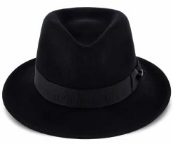 Promo ๐งจ Bond St - Stetson Fedora Hat - H-TWBNDSK ๐ 10 Bond St - Stetson Fedora Hat - H-TWBNDSK