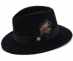 Promo ๐งจ Bond St - Stetson Fedora Hat - H-TWBNDSK ๐ 13 Bond St - Stetson Fedora Hat - H-TWBNDSK