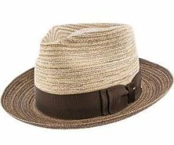 Men Laid Back - Stetson MIlan Straw Trilby Hat - TSLDBK