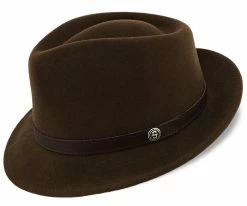 Stetson Prof Wool Felt Fedora Hat - TWPROF Men