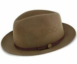 Brand new ๐ฅฐ Dee Cee - Stetson Wool Felt Fedora Hat Men ๐ฏ 41 Dee Cee - Stetson Wool Felt Fedora Hat Men