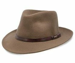 Best deal ๐ Stetson Cruiser Crushable Wool Felt Fedora Hat - TWCRUR Men ๐ 56 Stetson Cruiser Crushable Wool Felt Fedora Hat - TWCRUR Men