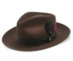 Chatham - Stetson Fur Felt Fedora Hat - TFCHAT Men