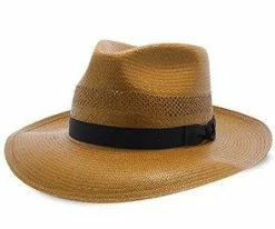 Alderton Stetson Shantung Fedora Hat Men