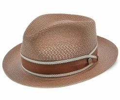 Creve Coeur - Stetson Milan Straw Fedora Hat