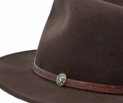 Cromwell - Stetson Crushable Wool Fedora Hat - TWCMWL