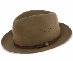 Brand new ๐ฅฐ Dee Cee - Stetson Wool Felt Fedora Hat Men ๐ฏ 24 Dee Cee - Stetson Wool Felt Fedora Hat Men