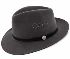 Brand new ๐ฅฐ Dee Cee - Stetson Wool Felt Fedora Hat Men ๐ฏ 25 Dee Cee - Stetson Wool Felt Fedora Hat Men