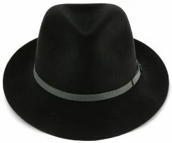 Brand new ๐ฅฐ Dee Cee - Stetson Wool Felt Fedora Hat Men ๐ฏ 26 Dee Cee - Stetson Wool Felt Fedora Hat Men